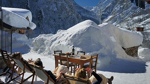 Valle Maira Skitouren - Ceaglio - Ceaglio in Inverno